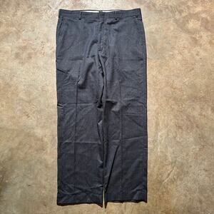 Vintage 70s Geoffrey Beene Talon Zipper Grey Trousers Pants